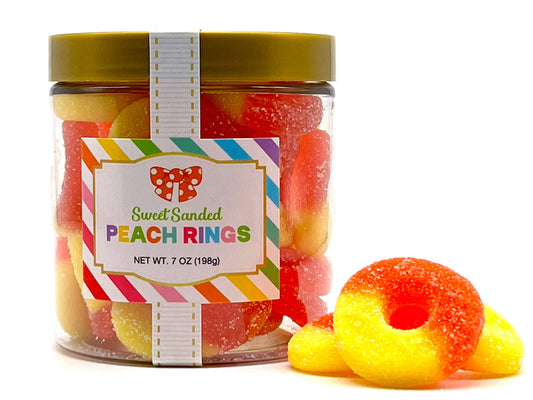 Candy Sugar Stacks - Everyday Peach Gummy Rings