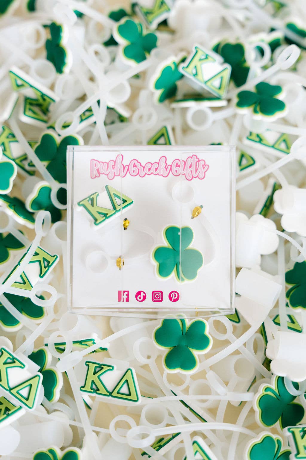 Sorority Straw Toppers