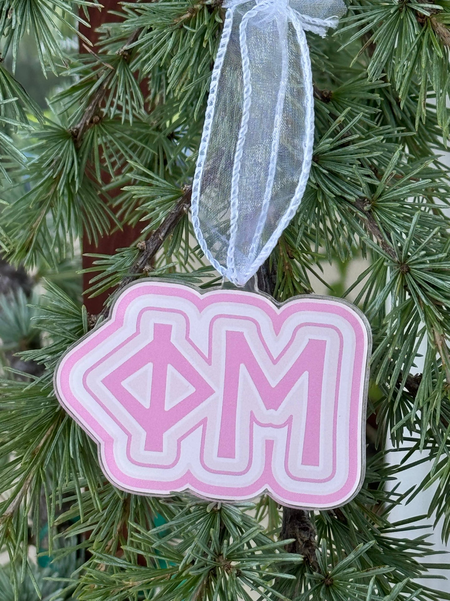 Sorority Acrylic Christmas Ornament