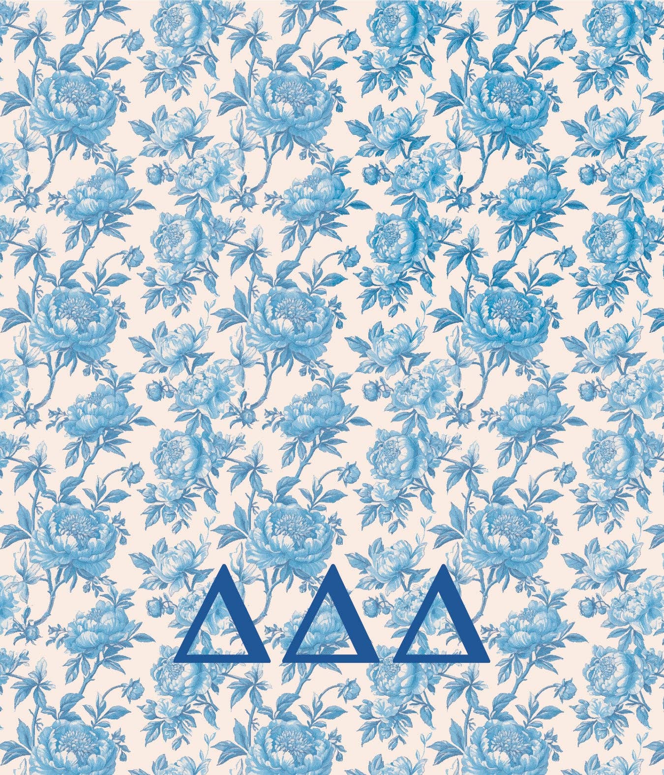 Sorority Floral Minky Blanket