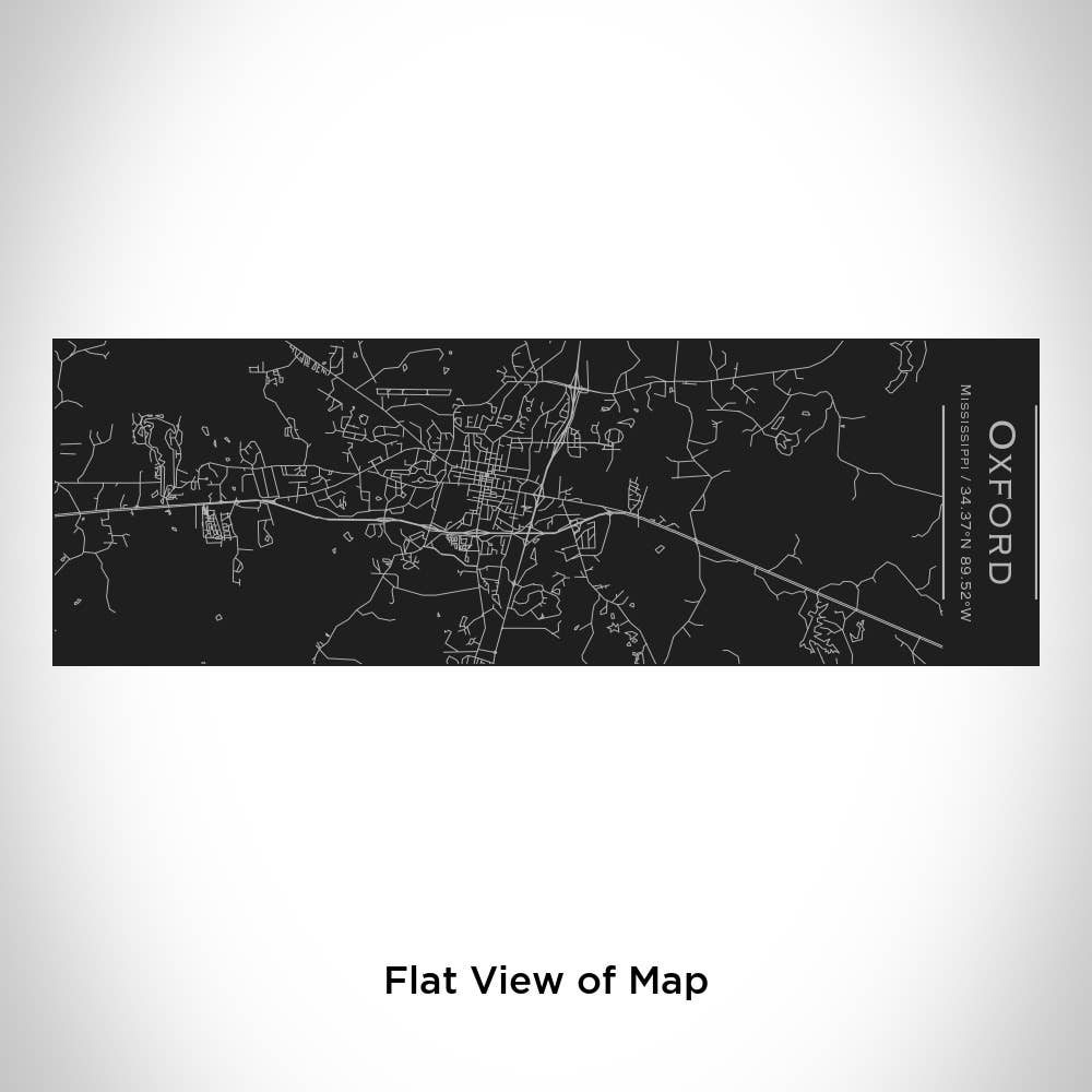 Oxford MS Map Insulated Cup in Matte Black