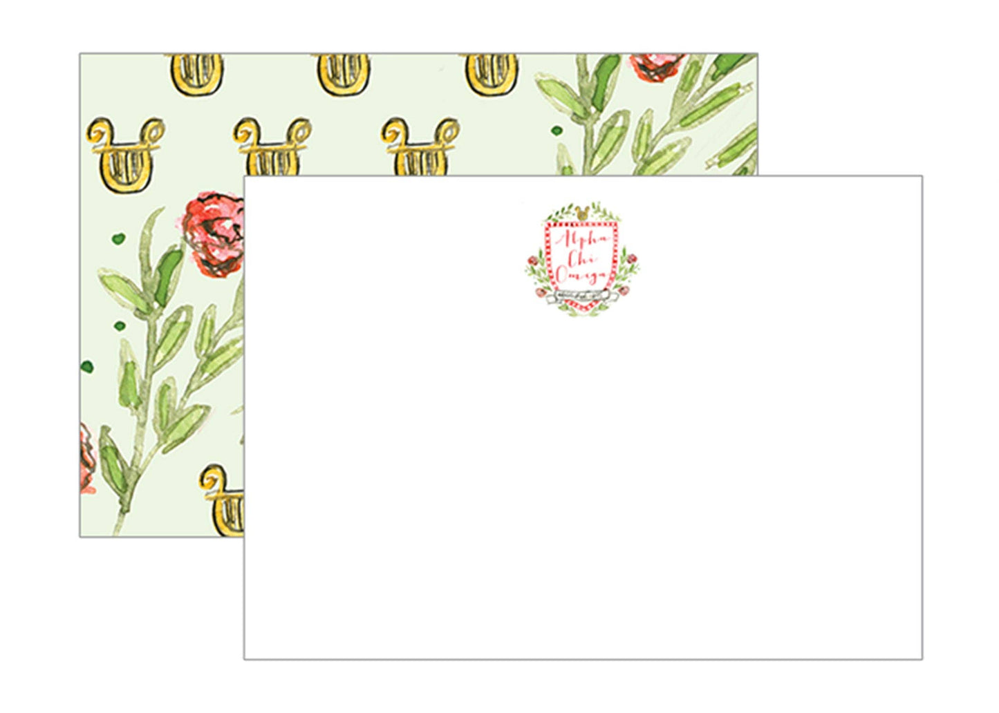 Sorority & Greek MOTIF Notecards
