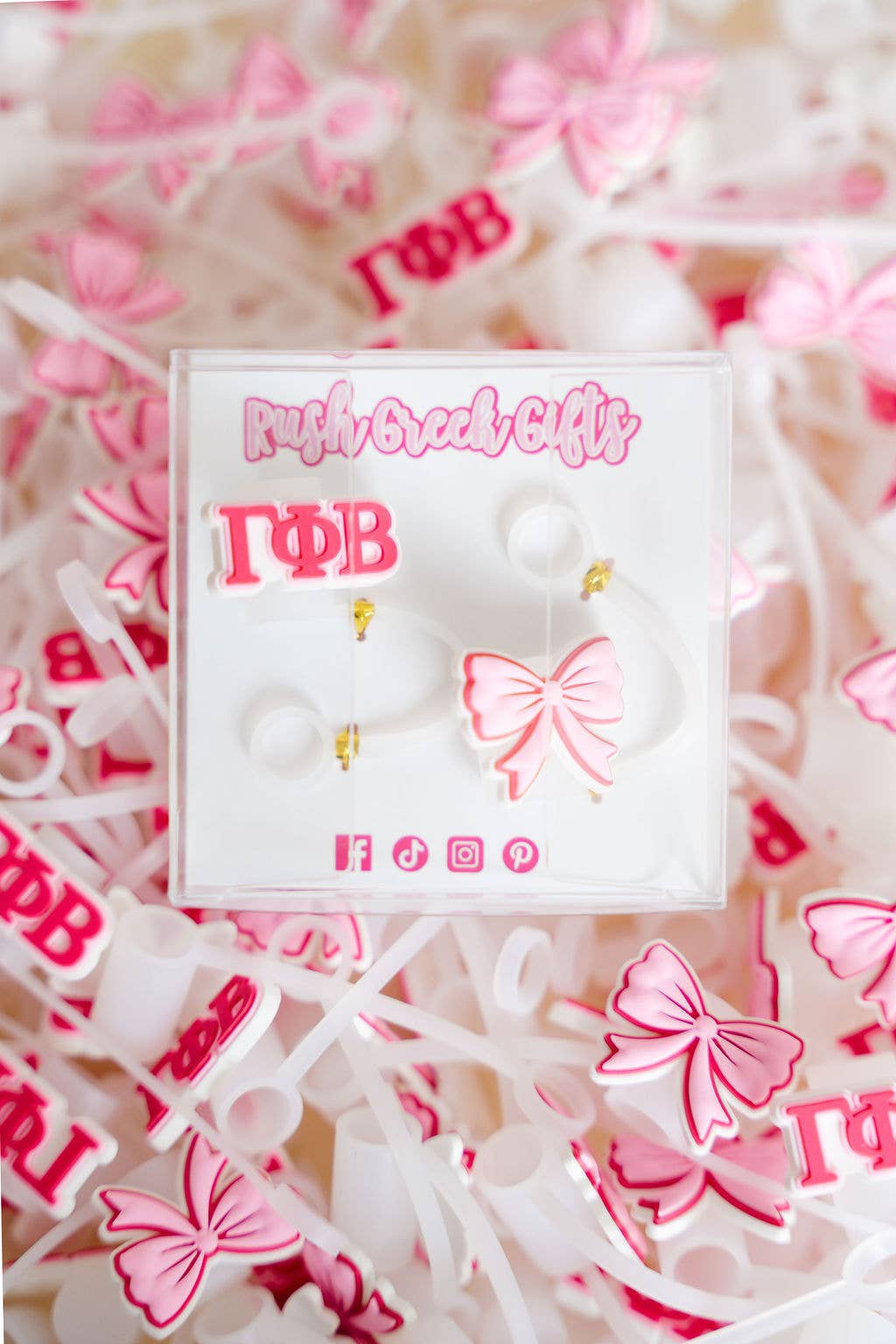 Sorority Straw Toppers