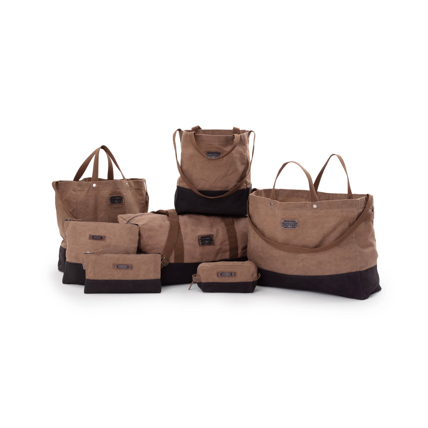 Neelum Zipper Pouch Bag -Waxed Canvas Bag