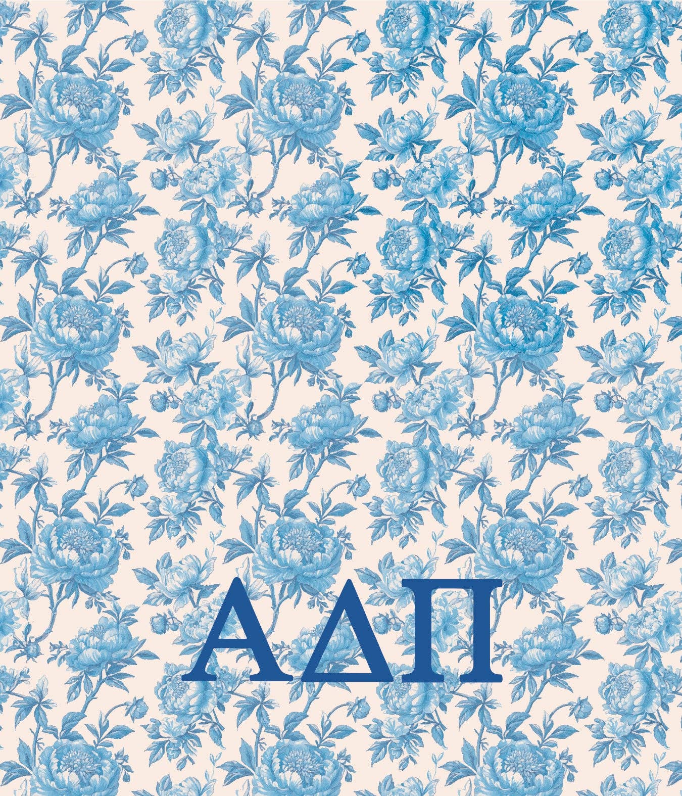 Sorority Floral Minky Blanket