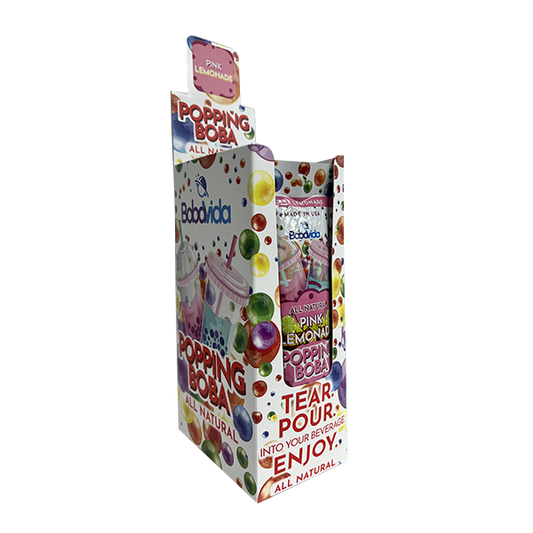 BobaVida Popping Boba - Pink Lemonade,10ct