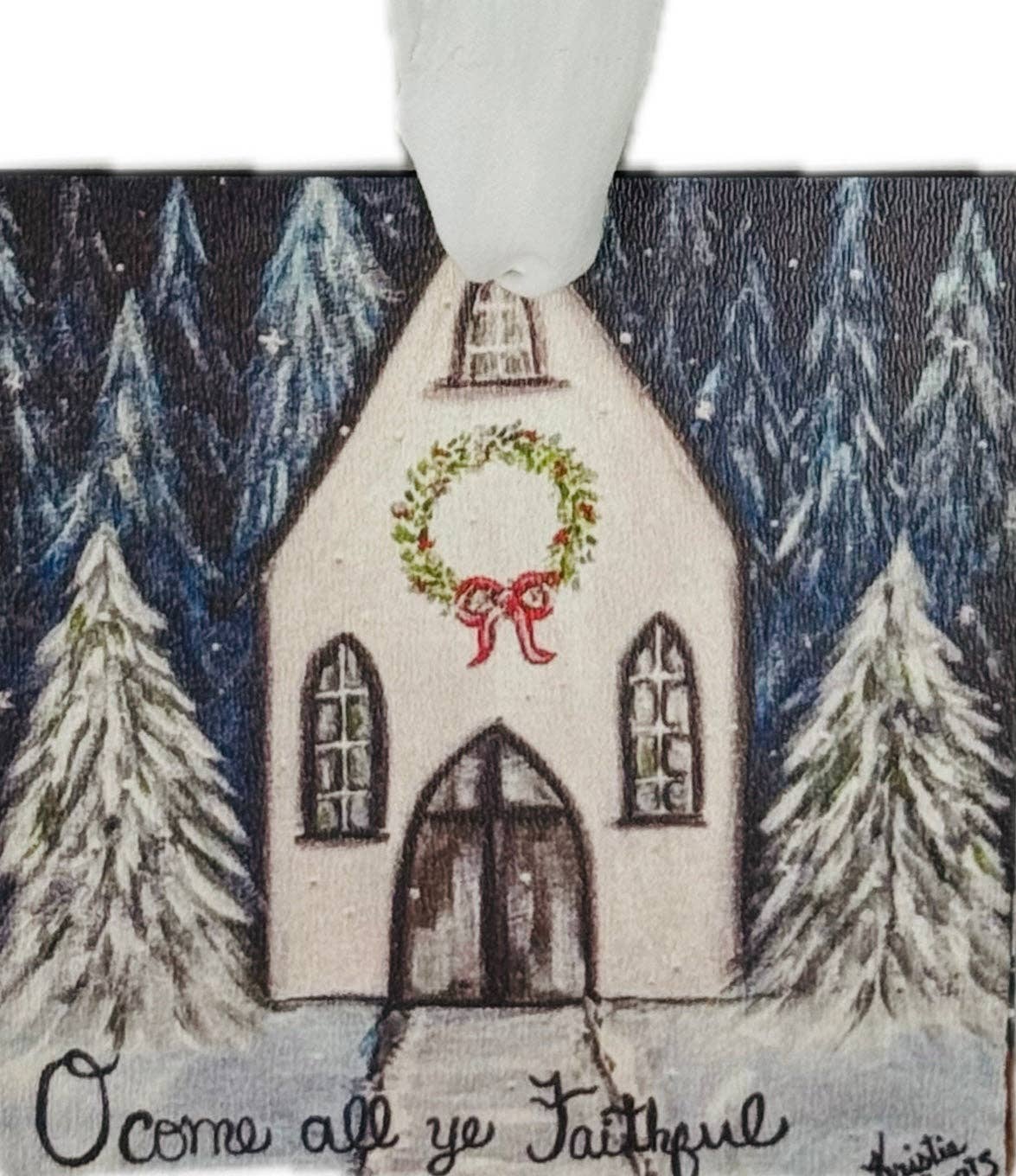 KRISTIE'S O COME ALL YE FAITHFUL ORNAMENT